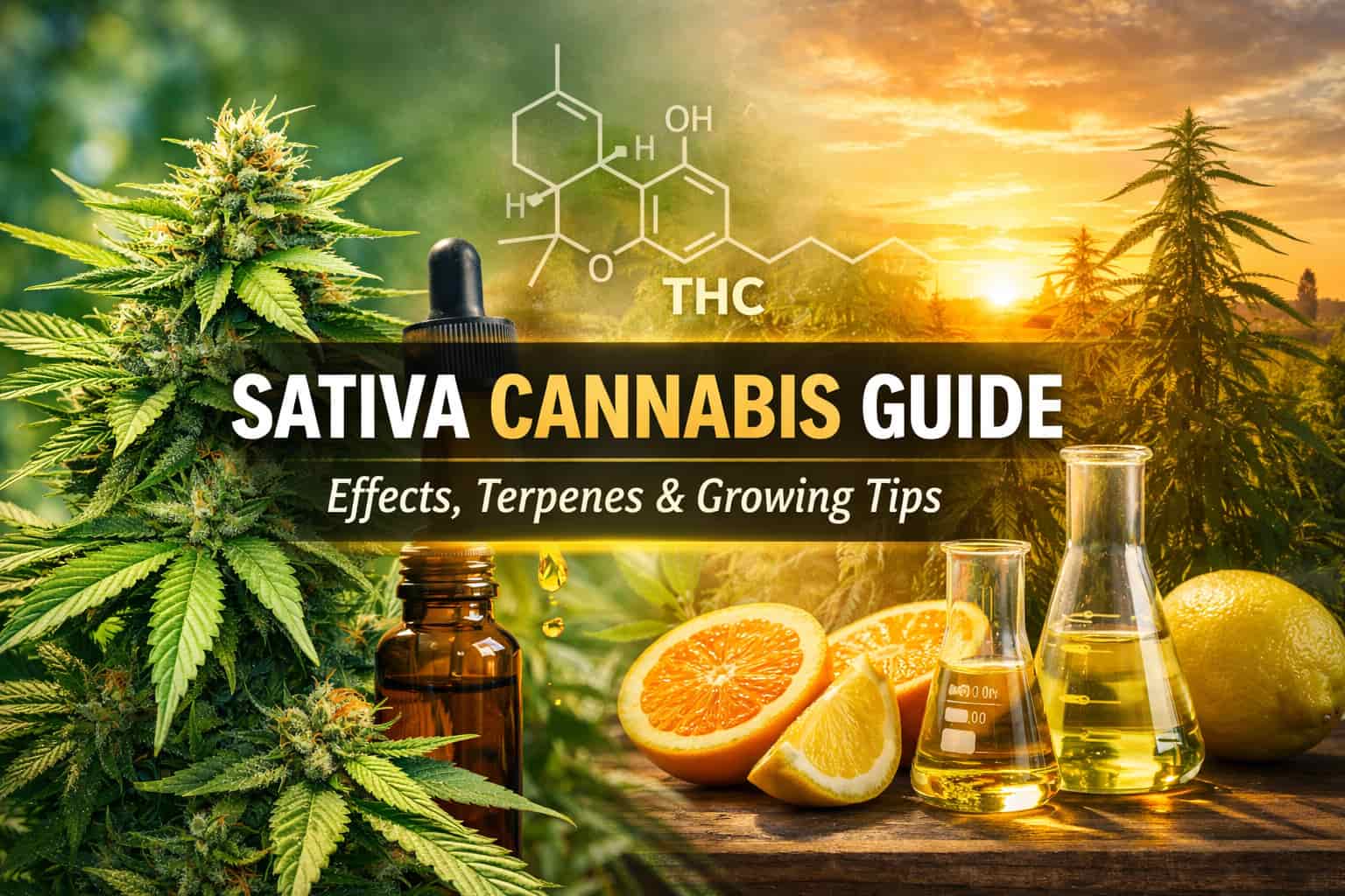 Sativa Cannabis: The Complete Guide to Effects, Terpenes, and Growing