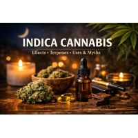 Indica Cannabis: Effects, Terpenes, Uses & Myths (Guide)